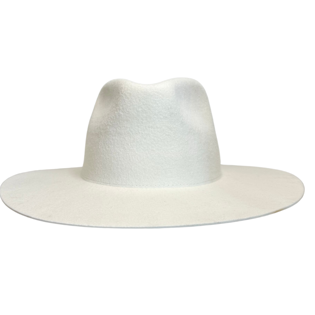 Fedora - Wide Brim (White)
