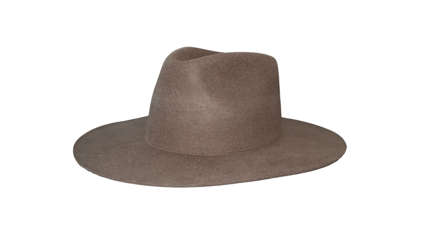 Fedora - Wide Brim (Green/Brown)