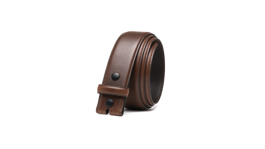 Brown Snap Belt