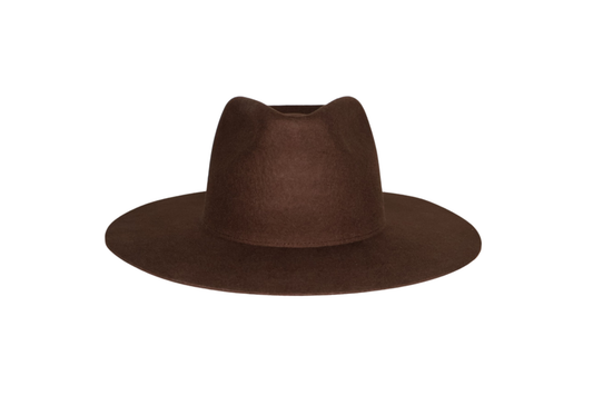 Fedora - Wide Brim (Brown)