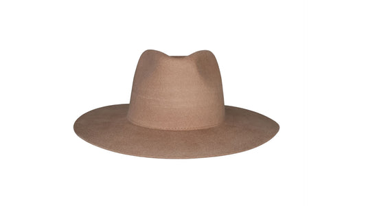 Fedora - Wide Brim (Camel Brown)