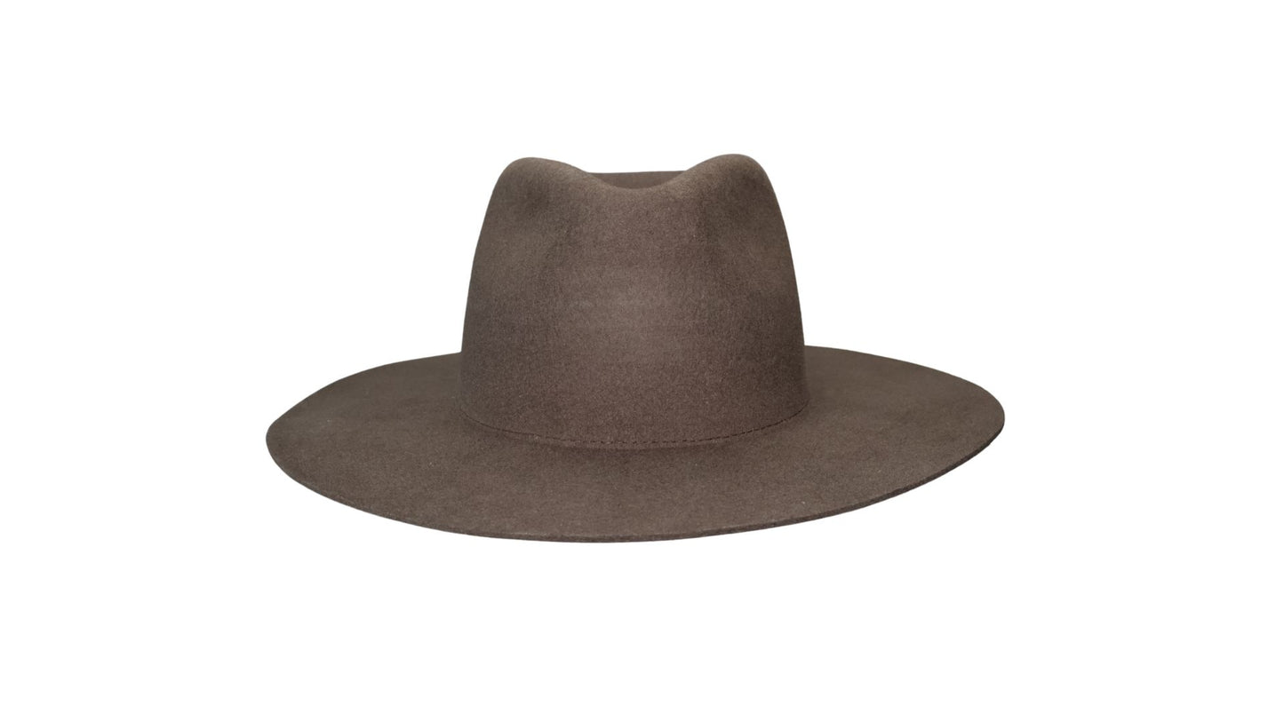 Fedora - Wide Brim (Green/Brown)