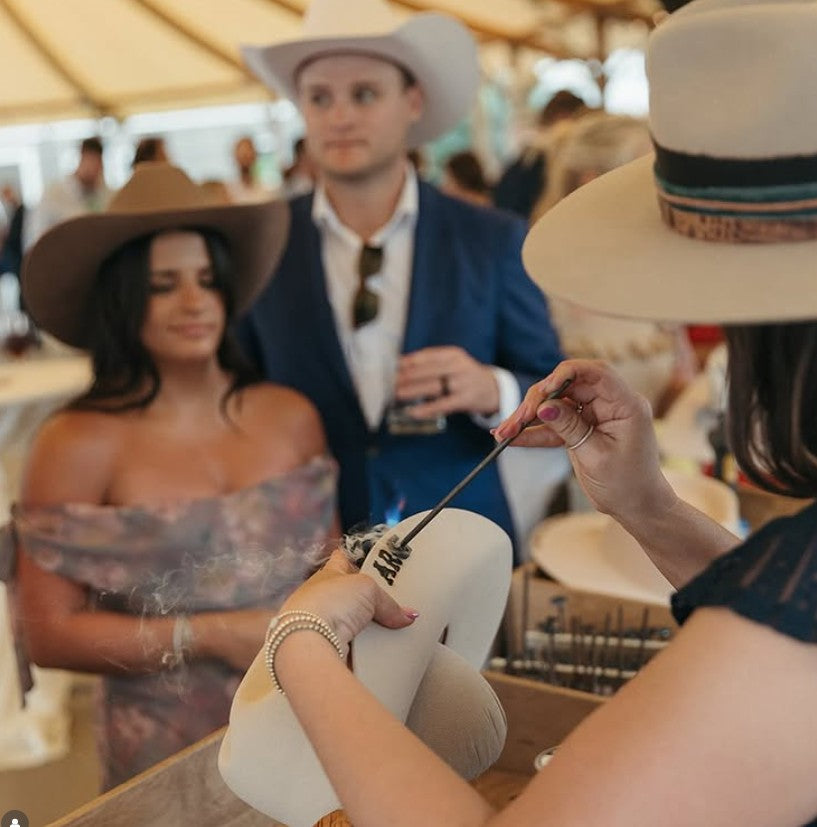 Custom branding at wedding