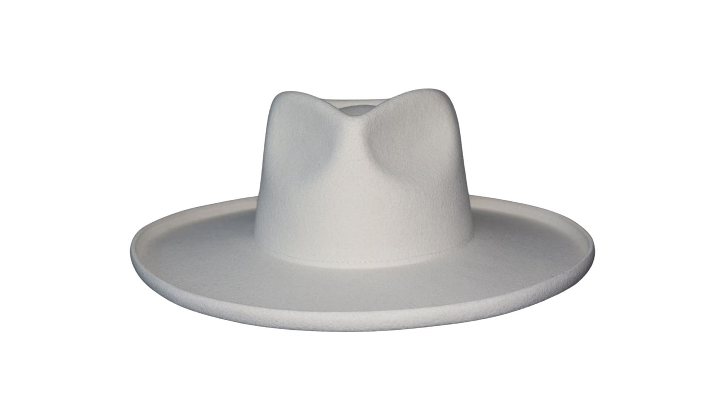 Fedora - Pencil Brim (White)