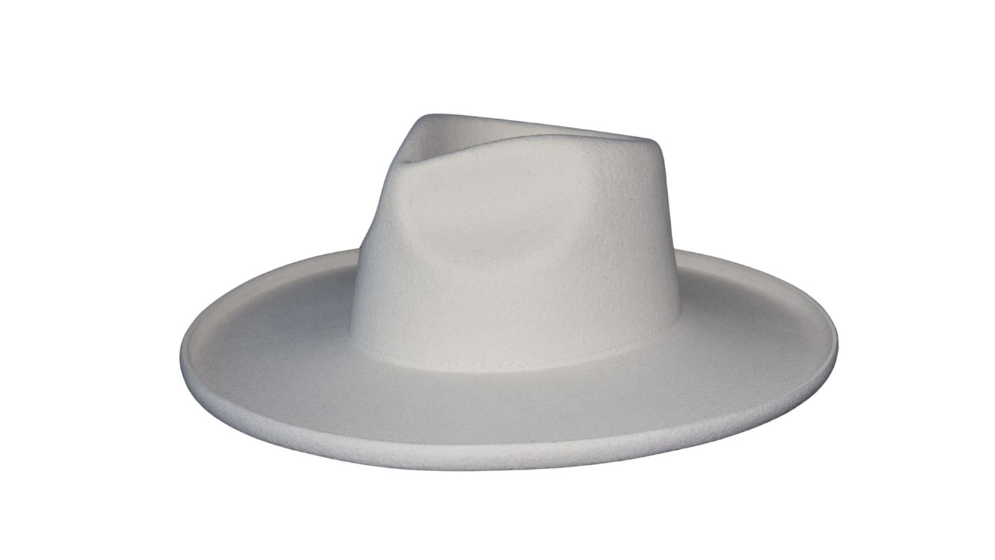 Fedora - Pencil Brim (White)