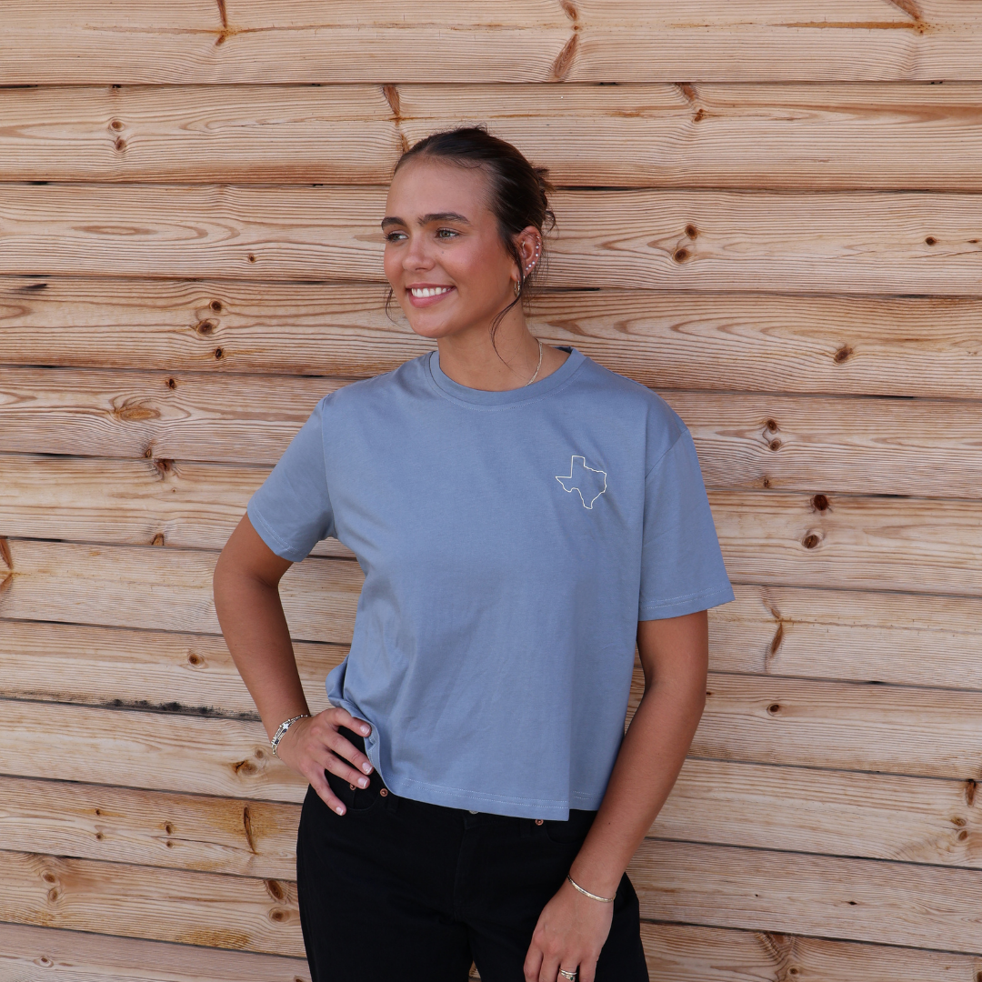 Texas Forever Cropped Tee