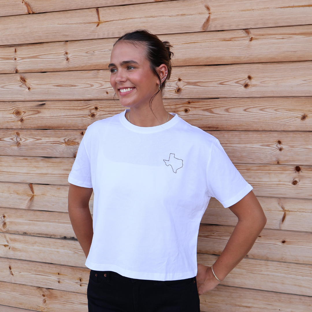 Texas Forever Cropped Tee